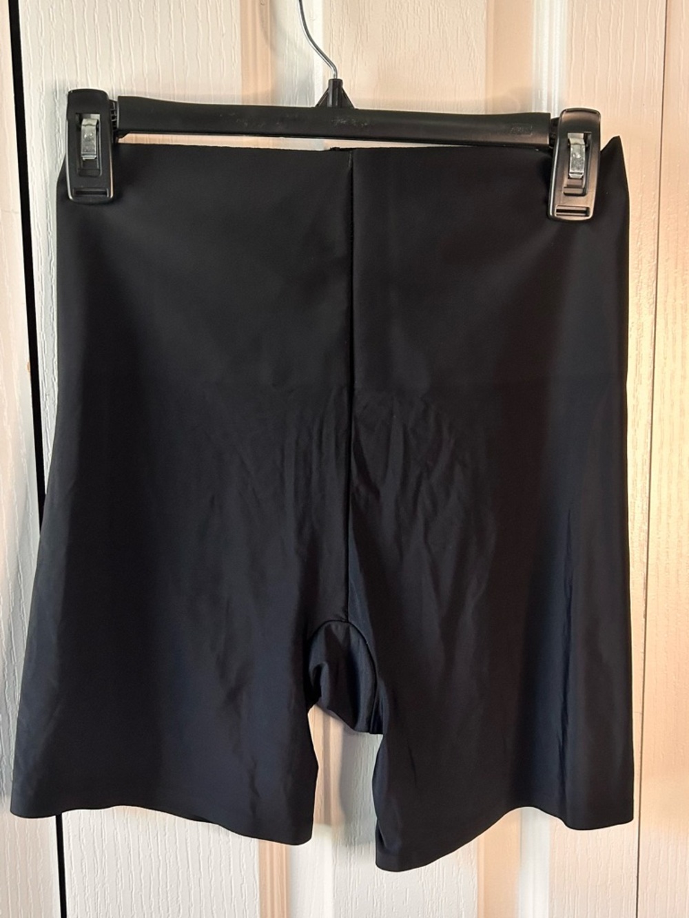 Skinnygirl Laser Shaping Shorts Tummy Thigh Slimmer Size Large Black Shapewear